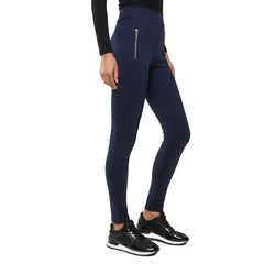 Sissyboy Ladies High Rise Dawson Pants with Zips In Navy