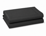 Egyptian Cotton Continental Pillowcase Pair In Black
