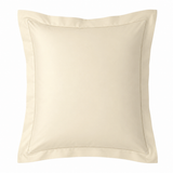 Egyptian Cotton Continental Pillowcase Pair In Cream