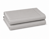 Egyptian Cotton Continental Pillowcase Pair In Silver