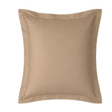 Egyptian Cotton Continental Pillowcase Pair In Stone