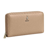 Polo Lyon Zip Around Purse In Taupe