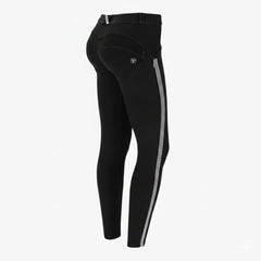 Freddy Womens Wrup Ankle-Length Pants In Black