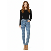 Sissy boy Ladies Axel Jeans With Snake Laser Print Jeans In Medium Vintage