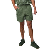 Jeep Mens 14cm Hurricane Elasticated Cargo Shorts In Olive