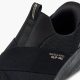 Skechers Womens Bobs Squad Chaos Shoes In Black
