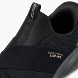 Skechers Womens Bobs Squad Chaos Shoes In Black