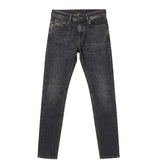 Diesel Mens Sleenker Jeans In Black
