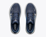 Hoka Mens Clifton Pro Wide Shoes In Varsity Navy/Soft Cobalt
