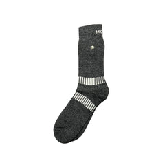 Cape Mohair Mens Full Terry Mohair Socks In Charcoal