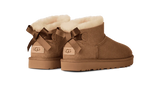 UGG Womens Ultra Nini Bailey Bow Slipppers In Chestnut