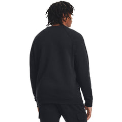 Under Armour Mens Rival Fleece Crew Sweater In Black