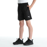 Puma Boys Forever Faster Woven Shorts In Black