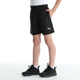 Puma Boys Forever Faster Woven Shorts In Black
