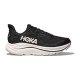 Hoka Mens Clifton 10 Wide Shoes Black And White