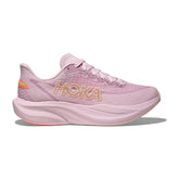 Hoka Womens Mach 7 Shoes Lilac Cream / Tangerine Glow