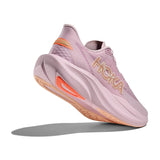 Hoka Womens Mach 7 Shoes Lilac Cream / Tangerine Glow