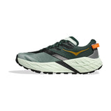 Hoka Mens Speedgoat 7 Wide Shoes In Green