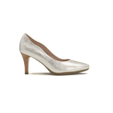 Hush Puppies Ladies Soft Phillipa Heels In Pearl