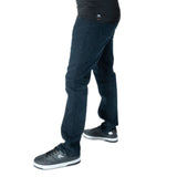 Soviet Mens McKeniie Straight Leg Jeans In Blue Black