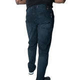 Soviet Mens McKeniie Straight Leg Jeans In Blue Black