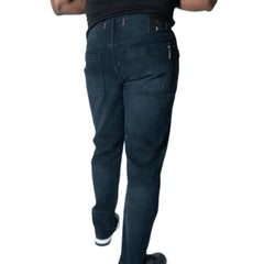 Soviet Mens McKeniie Straight Leg Jeans In Blue Black