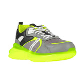 John Galliano Mens Microfibre Sneakers In Light Green