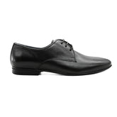 Zerga 3-Lace Leather Shoe Black