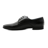 Zerga 3-Lace Leather Shoe Black