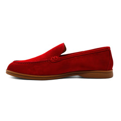 Zerga Helsingborg Leather Shoe Red