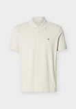 Calvin Klein Mens Monogram Pique Golfer In Beige
