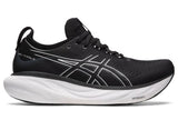 Asics Mens Gel-Nimbus 25 Shoes In Black/Pure Silver