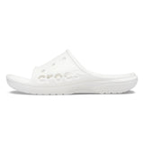 Crocs Unisex Baya Slide Sandals In White