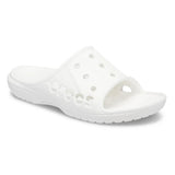 Crocs Unisex Baya Slide Sandals In White