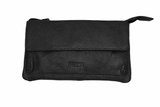 Bossi Crustico Leather Small Sling Bag In Black