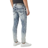 Soviet Mens Lazano Skinny Jeans In Acid Wash