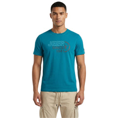 Jeep Mens Logo Icon Strong T-Shirt In Green