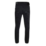 Soviet Mens Slim Leg Fashion Jeans In Black