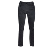 Soviet Mens Slim Leg Fashion Jeans In Black