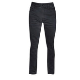 Soviet Mens Slim Leg Fashion Jeans In Black