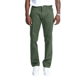 Polo Mens 5 Pocket Straight Trousers In Fatigue