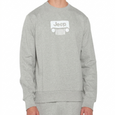 Jeep Mens L-Icon Crew Neck Sweatshirt In Grey