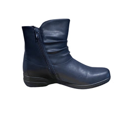 Cushion Walk Ladies Boots In Navy & Black