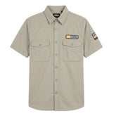 Jeep Mens Twill Service Shirt In Olive