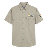 Jeep Mens Twill Service Shirt In Olive