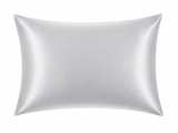 Cotton Co Satin Pillow Case Set In Silver