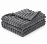 Cotton Co Faux Fur Milan Fleece In Grey