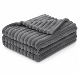 Cotton Co Faux Fur Milan Fleece In Grey