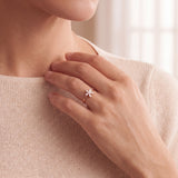 Daisy Diamond Flower Ring