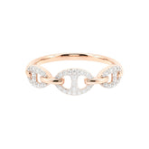 Bond Of Love Full Diamond Triple Link Ring